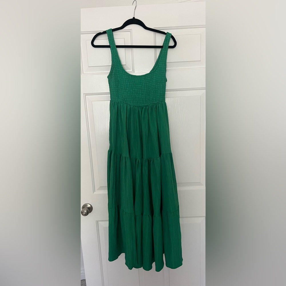 ASOS Design green maxi dress